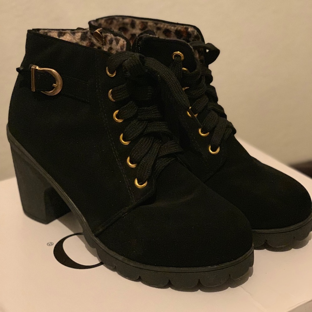 Black Suede Boots